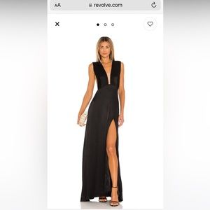 Genevie Satin Gown SAU LEE- on revolve for preorder- save money buy gently used